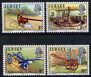 Jersey 1975 Nineteenth-Century Farming perf set of 4 unmounted mint, SG 119-22