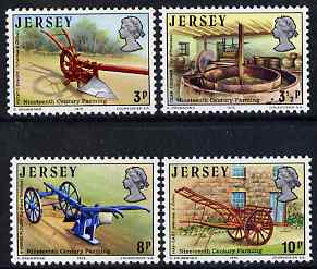 Jersey 1975 Nineteenth-Century Farming perf set of 4 unmounted mint, SG 119-22