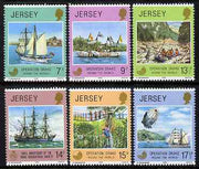 Jersey 1980 Operation Drake & 150th Anniversary of Royal Geographical Society perf set of 6 unmounted mint, SG 238-43