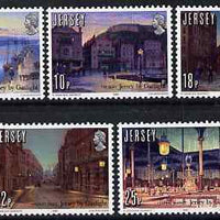 Jersey 1981 150th Anniversary of Gas Lighting in Jersey perf set of 5 unmounted mint, SG 279-83