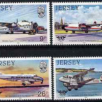 Jersey 1984 40th Anniversary of International Civil Aviation Organization perf set of 4 unmounted mint, SG 340-43