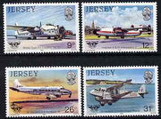 Jersey 1984 40th Anniversary of International Civil Aviation Organization perf set of 4 unmounted mint, SG 340-43