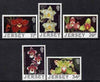 Jersey 1988 Jersey Orchids (2nd series) perf set of 5 unmounted mint, SG 433-37