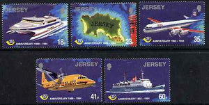 Jersey 1994 25th Anniversary of Jersey Postal Administration perf set of 5 unmounted mint, SG 674-78