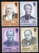Jersey 1974 Anniversaries set of 4 unmounted mint, SG 111-114