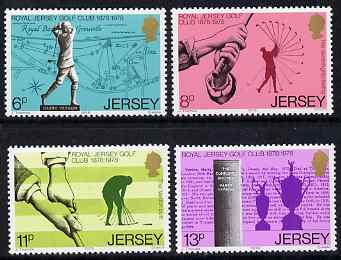 Jersey 1978 Centenary of Royal Jersey Golf Club set of 4 unmounted mint, SG 183-86