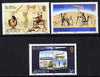 Jersey 1986 Appearance of Halley's Comet set of 3 unmounted mint, SG 383-85