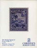 Auction Catalogue - King George VI - Christie's Robson Lowe 14 Mar 1990 - the T D Barber coll - cat only