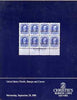 Auction Catalogue - United States,Proofs, Stamps & Covers - Christie's Robson Lowe 28 Sept 1988 - with prices realised
