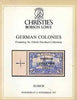Auction Catalogue - German Colonies - Christie's Robson Lowe 11 Nov 1987 - the Edwin Drechsel coll - with prices realised