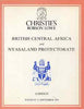 Auction Catalogue - British Central Africa & Nyasaland - Christie's Robson Lowe 12 Sept 1989 - the Dr Graeme McFarlane collection - with prices realised