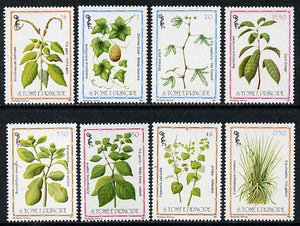 St Thomas & Prince Islands 1983 Medicinal Plants set of 8 unmounted mint, Mi 861-68