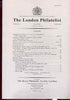 Literature - London Philatelist Vol 110 Number 1283 dated March 2001 - with articles relating to Postal History Displays, Great Britan (The Royal Collection) & Hungary