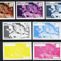 Eynhallow 1974 Fruit (Scout Anniversary) 2p (White Bearn) set of 7 imperf progressive colour proofs comprising the 4 individual colours plus 2, 3 and all 4-colour composites unmounted mint