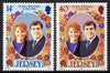 Jersey 1986 Royal Wedding set of 2 unmounted mint, SG 395-96