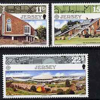 Jersey 1987 Europa - Modern Architecture set of 3 unmounted mint, SG 414-16