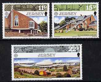 Jersey 1987 Europa - Modern Architecture set of 3 unmounted mint, SG 414-16
