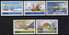 Jersey 1987 Jersey Adventurers (2nd Series) Philippe D'Auvergne set of 5 unmounted mint, SG 417-21