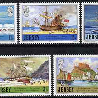Jersey 1987 Jersey Adventurers (2nd Series) Philippe D'Auvergne set of 5 unmounted mint, SG 417-21
