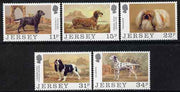 Jersey 1988 Centenary of Jersey Dog Club set of 5 unmounted mint, SG 428-32