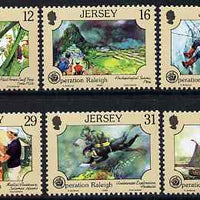 Jersey 1988 Operation Raleigh set of 6 unmounted mint, SG 452-57