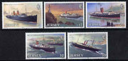 Jersey 1989 Centenary of Great Western Railway Steamer Service to Channel Islands set of 5 unmounted mint, SG 501-506