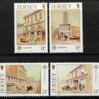 Jersey 1990 Europa - Post Office Buildings set of 4 unmounted mint, SG 517-20