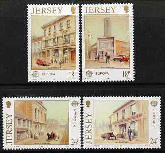 Jersey 1990 Europa - Post Office Buildings set of 4 unmounted mint, SG 517-20