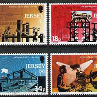 Jersey 1990 International Literacy Year - Jersey News Media set of 4 unmounted mint, SG 526-29