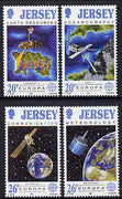 Jersey 1991 Europa- Europe in Space set of 4 unmounted mint, SG 545-48