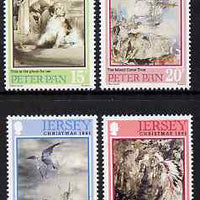 Jersey 1991 Christmas - Illustrations by Edmund Blampied for J M Barrie's 'Peter Pan' set of 4 unmounted mint, SG 564-67