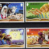 Jersey 1994 Christmas Carols set of 4 unmounted mint, SG 680-83