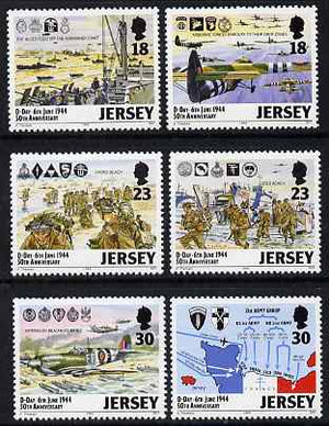 Jersey 1994 50th Anniversary of D-Day set of 6 unmounted mint, SG 659-64