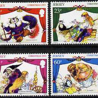 Jersey 1995 Christmas Pantomimes set of 4 unmounted mint, SG 727-30