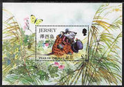Jersey 1996 Chinese New Year - Year of the Rat perf m/sheet unmounted mint, SG MS731