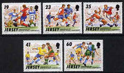Jersey 1996 European Football Championships set of 5 unmounted mint, SG 741-45