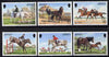 Jersey 1996 Horses set of 6 unmounted mint, SG 758-63