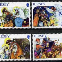 Jersey 1996 Christmas set of 4 unmounted mint, SG 764-67