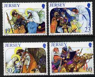 Jersey 1996 Christmas set of 4 unmounted mint, SG 764-67