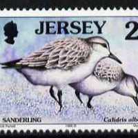 Jersey 1997-99 Seabirds & Waders 2p Sanderling unmounted mint SG 775