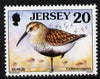 Jersey 1997-99 Seabirds & Waders 20p Dunlin unmounted mint SG 780