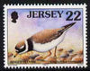 Jersey 1997-99 Seabirds & Waders 22p Ringed Plover unmounted mint SG 782