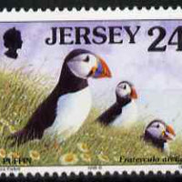 Jersey 1997-99 Seabirds & Waders 24p Atlantic Puffin 24p (with copyright symbol after date), unmounted mint SG 784a