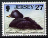 Jersey 1997-99 Seabirds & Waders 27p Black Scoter unmounted mint SG 787