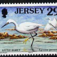 Jersey 1997-99 Seabirds & Waders 29p Little Egret unmounted mint SG 789