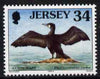 Jersey 1997-99 Seabirds & Waders 34p Great Cormorant unmounted mint SG 794