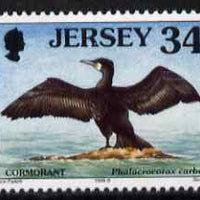 Jersey 1997-99 Seabirds & Waders 34p Great Cormorant unmounted mint SG 794