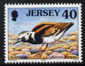 Jersey 1997-99 Seabirds & Waders 40p Ruddy Turnstone 40p unmounted mint SG 797