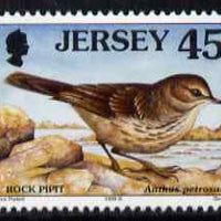 Jersey 1997-99 Seabirds & Waders 45p Rock Pipit unmounted mint SG 799