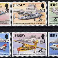 Jersey 1997 60th Anniversary of Jersey Airport set of 6 unmounted mint SG 807-12